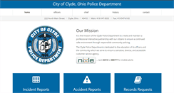 Desktop Screenshot of clydepolice.org